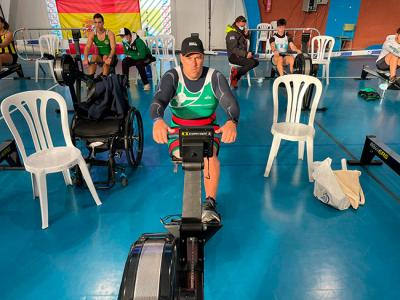 Título nacional en remo adaptado para el deportista paralímpico del Club Náutico Sevilla Javier Reja.