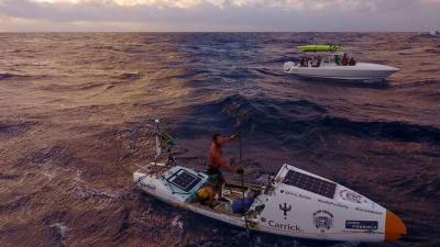 Un canadiense de 64 años se propone cruzar el Atlántico a remo en 90 días Un canadiense de 64 años se propone cruzar el Atlántico a remo en 90 días