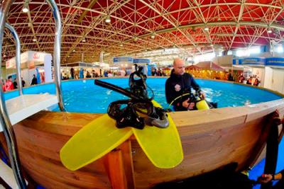 Homenaje a Eduard Admetlla en el Mediterranean Diving por su dilatada carrera al servicio de las actividades subacuáticas 