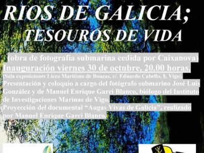 Llega al Liceo Marítimo de Bouzas la espectacular exposición de fotografía submarina "Ríos de Galicia. Tesouros de Vida". Llega al Liceo Marítimo de Bouzas la espectacular exposición de fotografía submarina "Ríos de Galicia. Tesouros de Vida".