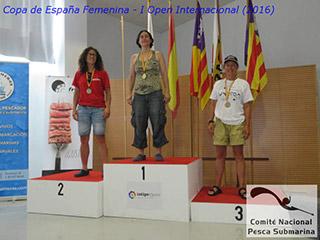 Rosa Mª González gana la Copa de España Femenina de Pesca Submarina y el I Open Internacional Rosa Mª González gana la Copa de España Femenina de Pesca Submarina y el I Open Internacional