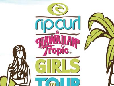 "Disfruta de una jornada de surf femenino con el Rip Curl & Hawaiian Tropic Girls Tour"