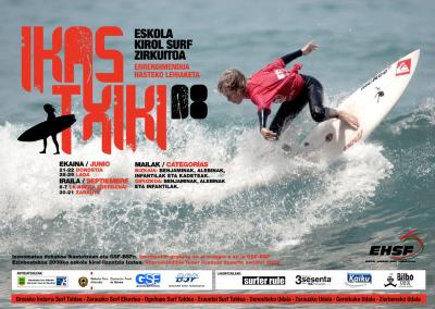 Donostia acoge este fin de semana la segunda cita del circuito DV Superjunior y el inicio del circuito Ikastxiki de surf