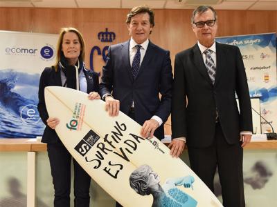Ecomar y la Federación Española de Surf renuevan el convenio de colaboración