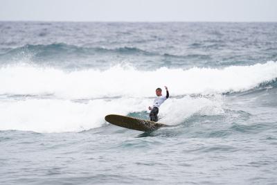 Ginger Caimi y Nicolás García lideran el nacional de Longboard en Arucas Ginger Caimi y Nicolás García lideran el nacional de Longboard en Arucas