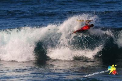 II prueba del Circuito Canario de Bodyboard Promesas, Costa de Arucas-Burbujita 2008