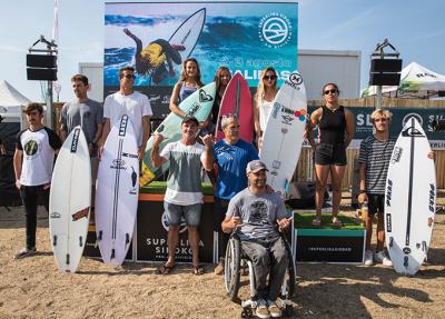 La tercera sesión de la Superliga Siroko que se disputó en la playa de Salinas (Asturias)