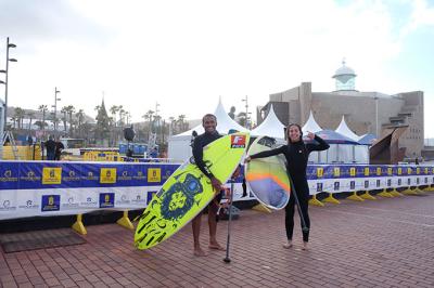 Las Canteras se prepara para recibir a los mejores ‘riders’ del mundo de paddle surf