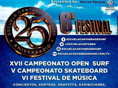 MÚSICA, SURF Y SKATE EN EL FESTIVAL ESCUELA CÁNTABRA: ¡LA FIESTA SURFERA DEL VERANO!