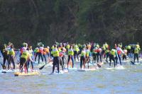 Paulino Cayón vence en el surf de remo del Sella 