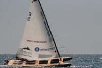 2º etapa - Vuelta a Menorca en patín a Vela. Cala Galdana, invadida de patines a vela