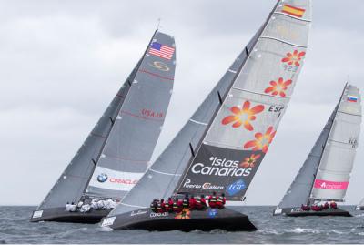 BMW-Oracle de Larry Ellison y Russell Coutts se proclama vencedor. Puerrto Calero noveno BMW-Oracle de Larry Ellison y Russell Coutts se proclama vencedor. Puerrto Calero noveno