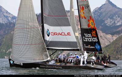 BMW Oracle vencedor en Match Race de la RC 44 Austria Cup