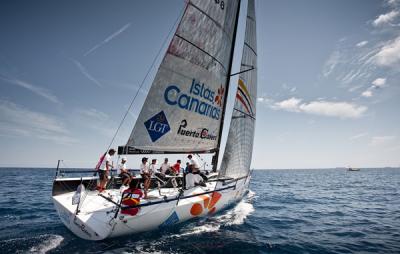 Canrias Puerto Calero gana la regata de entrenamiento tras más de una hora de navegación Canrias Puerto Calero gana la regata de entrenamiento tras más de una hora de navegación