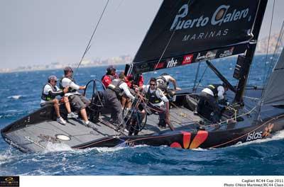 EL ISLAS CANARIAS PUERTO CALERO LIDERA CON EL TEAM AQUA LA CAGLIARI RC44’ CUP EL ISLAS CANARIAS PUERTO CALERO LIDERA CON EL TEAM AQUA LA CAGLIARI RC44’ CUP