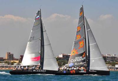 Inicia en aguas españolas la RC44’ Valencia Cup