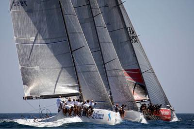 Bribón ocupa la tercera plaza tras el  inicio en el agua de la prueba murciana del circuito Audi MedCup