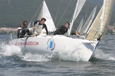 Baiona 2023de Javier de la Gándara se lleva el Campeonato Gallego de J80 organizado por el Ro Yacht Club de Combarro