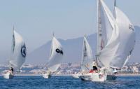 Campeonato de España de Platú 25 que se celebra en aguas de Marbella.