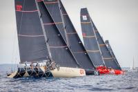 El ensayo general de las 52 SUPER SERIES 2024 reunió a diez barcos en la bahía de Palma