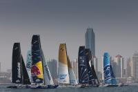 El equipo austriaco, Red Bull Sailing Team, lidera la primera jornada en Qingdao del Acto 2