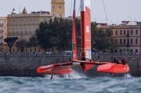 España roza la final en Cádiz en el primer triunfo francés en SailGP