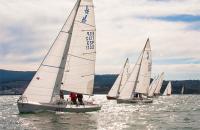 Fin de semana de vela en Baiona  con la Liga de Invierno Clase J80