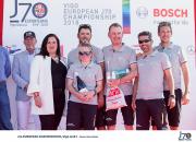  Societa Nautica Grignano de Paolo Tomsic, segundo clasificado en el Campeonato de Europa Corinthian de J70