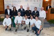 La ceremonia de entrega de trofeos de la Copa de España de 6 metros, broche de oro final de la temporada en Sanxenxo La ceremonia de entrega de trofeos de la Copa de España de 6 metros, broche de oro final de la temporada en Sanxenxo