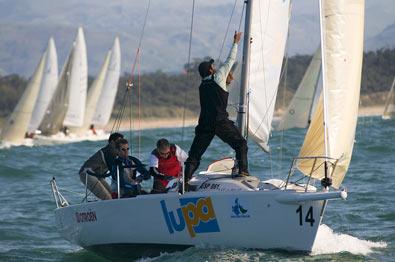 Lupa, primer lider de la Bancantabria Sailing Cup Acato III