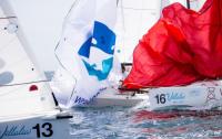 Nueva victoria de Laguardia&moreira en las Sailway Series, escoltado por el J70 de Chuny Bermúdez y el del lusitano Hugo Rocha