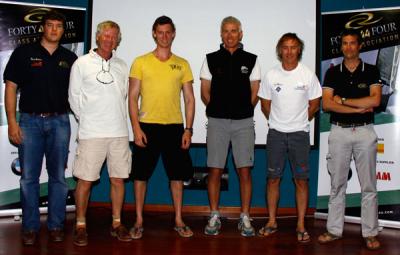 Tres olímpicos han sido protagonistas en la presentación de la Puerto Calero Islas Canarias RC 44 Cup