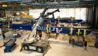 El único AC72 Artemis supera los test estructurales El único AC72 Artemis supera los test estructurales