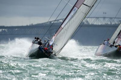 Emirates Team New Zealand invicto con tres victorias en la Louis Vuitton Trophy en Auckland Emirates Team New Zealand invicto con tres victorias en la Louis Vuitton Trophy en Auckland