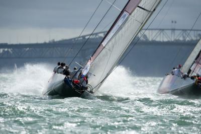 Emirates Team New Zealand invicto con tres victorias en la Louis Vuitton Trophy en Auckland 