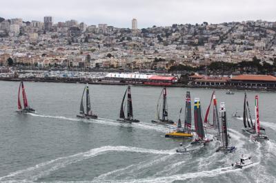 Spithill domina en flota mietras que la Final del Match Racing será 100% estadounidense