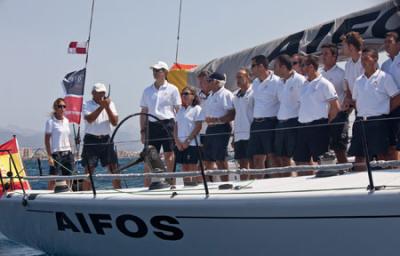 S.A.R. el Príncipe de Asturias preside el homenaje de la Copa del Rey Audi Mapfre al almirante Marcial Sánchez Barcáiztegui S.A.R. el Príncipe de Asturias preside el homenaje de la Copa del Rey Audi Mapfre al almirante Marcial Sánchez Barcáiztegui