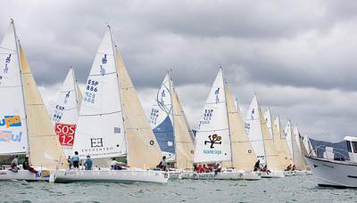 El ‘Bancaja’, de López-Vázquez, primer líder de la Copa de España de J80 que se disputa en Santander El ‘Bancaja’, de López-Vázquez, primer líder de la Copa de España de J80 que se disputa en Santander