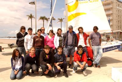 El equipo de Vaurien Caixa Galicia, a punto para el Campeonato de España El equipo de Vaurien Caixa Galicia, a punto para el Campeonato de España