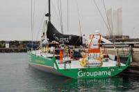 El Equipo Groupama arriba a Lanzarote en medio del temporal