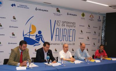 El RCN de Sanxenxo presenta el Campeonato de España de Vaurien – Caixa Galicia