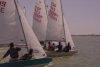 Emocionante final de liga de la flota de snipe de Cádiz