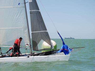 Fernando Lamadrid y Kiki Pastor confirman su dominio y se proclaman campeones de Andalucia de Catamarán