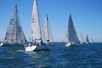 Hoy se ha disputado la tercera y última prueba de la regata "Puertos de Andalucía", con un recorrido de 20 millas entre los puertos de Chipiona y Rota.