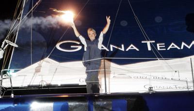 Loick Peyron en su Open 60 “Gitana 80” gana la Artemis Transat 2008 Loick Peyron en su Open 60 “Gitana 80” gana la Artemis Transat 2008