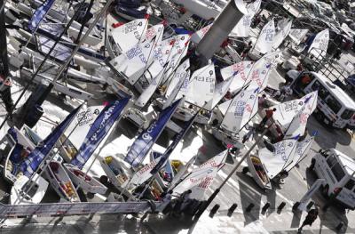 Los Optimist de Cataluña y Canarias lideran el Desafío Audi Los Optimist de Cataluña y Canarias lideran el Desafío Audi