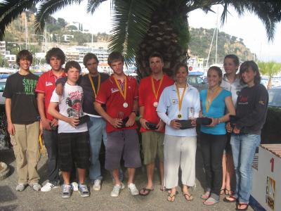 Primeros clasificados en el Campeonato de Cataluña