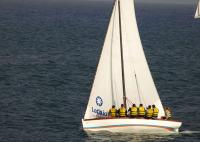 Chacalote primero en salir en el Concurso Cabildo de Gran Canaria de vela latina canaria