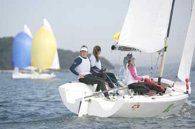 Echegoyen apea de la final a la vigente campeona europea Ekaterina Skudina Echegoyen apea de la final a la vigente campeona europea Ekaterina Skudina