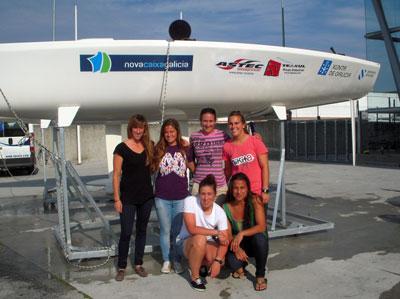 El Centro Gallego de Vela de Villagarcía, puerto base de Match Race Femenino 